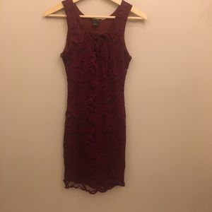Lacy bodycon dress